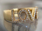 Love Diamond Ring - 14K Gold | Briza Jewel