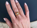 Vintage Round Diamond Ring - Yellow Gold | Briza Jewel