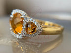 Citrine Ring Yellow Gold - Vintage | Briza Jewel
