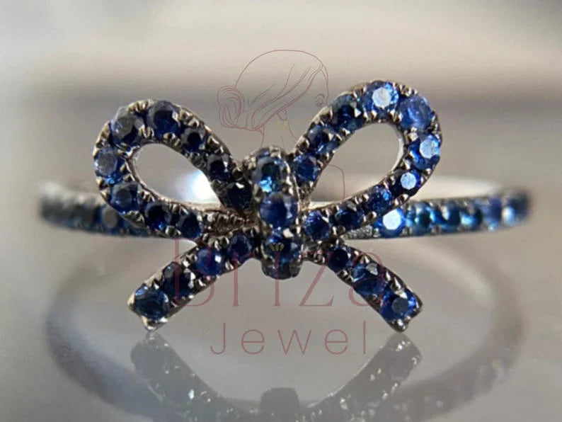 Pandora Bow Ring - Moissanite | Briza Jewel