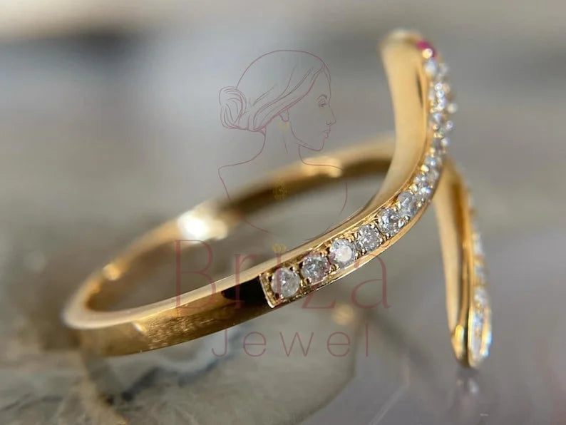 Gold with diamonds on a blurred background