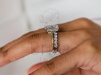 Lab Grown Radiant Cut Engagement Ring - Gold Diamond | Briza Jewel