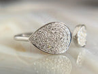 Open Diamond Band - White Gold Ring | Briza Jewel