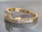 Diamond Eternity Band - Lab Grown Gold Ring | Briza Jewel