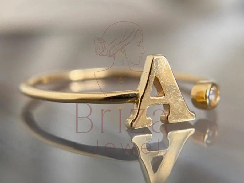 A Gold Ring - Lab Grown Diamond | Briza Jewel