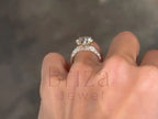 Round Cut Diamond Wedding Ring - Vintage | Briza Jewel