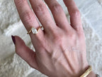 Pear Cut Diamond Ring – Modern Gold Engagement Bridal Ring | Briza Jewel