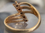 Split Shank Diamond Ring | Minimal Gold Statement Ring | Briza Jewel