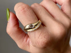 Yellow Gold Emerald Cut Engagement Ring - Lab Grown Diamond Pave | Briza Jewel
