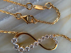 Infinity Diamond Necklace - Gold Minimal | Briza Jewel