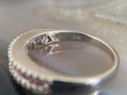 Pink Sapphire Diamond Band | Briza Jewel