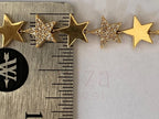 Gold Star Charm Bracelet - Lab Grown Diamond | Briza Jewel
