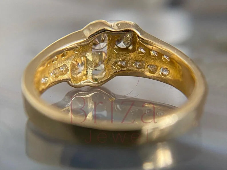 Real Diamond Ring for Men - Gold Vintage | Briza Jewel