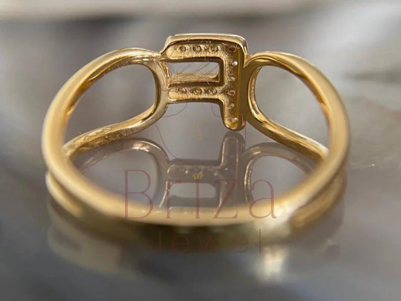 F Color Diamond Ring - Lab Grown Gold | Briza Jewel