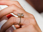 Wedding Rings Radiant Cut - Lab Grown Gold Diamond Solitaire | Briza Jewel