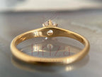 Solitaire Round Engagement Ring - 14K Gold Diamond Minimalist | Briza Jewel