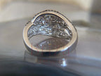 Black and White Diamond Ring - Pave | Briza Jewel