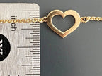 Gold Heart Bracelet - Minimalist | Briza Jewel