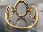 Open Oval Ring - Lab Grown Gold Diamond | Briza Jewel