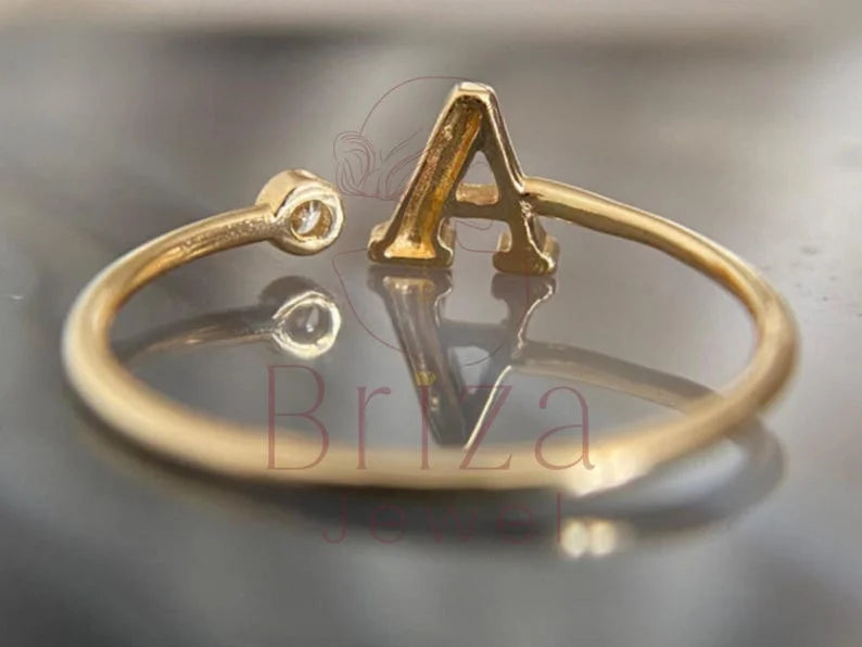 A Gold Ring - Lab Grown Diamond | Briza Jewel