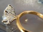 Round Diamond Solitaire Engagement Ring - Gold | Briza Jewel