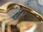 Art Deco Wedding Ring - Diamond Cluster | Briza Jewel