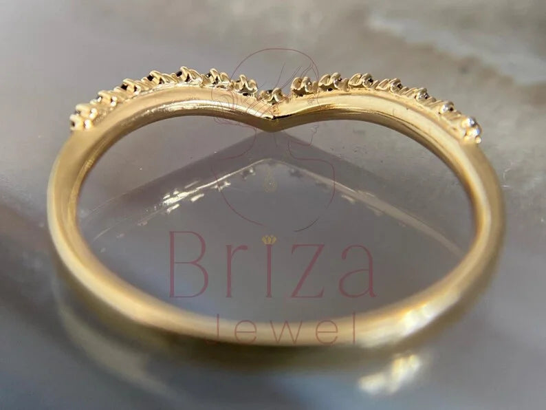 Black moissanite ring - Gold Diamond | Briza Jewel