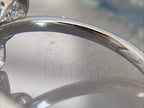 Diamond Bow Ring - 18K White Gold | Briza Jewel