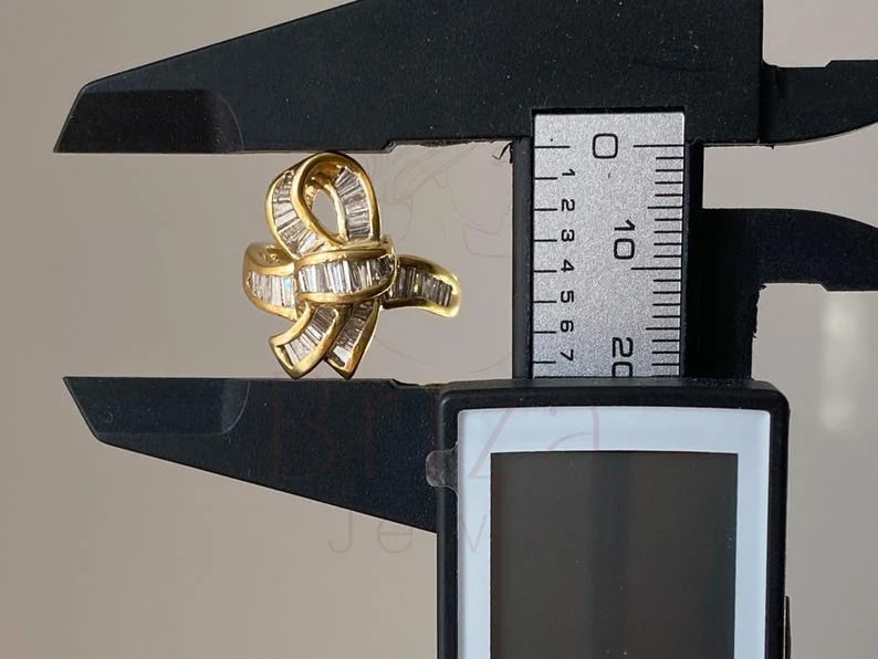Baguette Diamond Ring - Lab Grown Gold | Briza Jewel