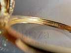 Butterfly Engagement Ring - Gold Baguette Diamond | Briza Jewel