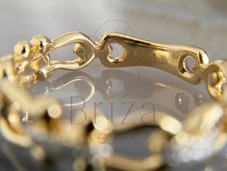 Elegant Diamond Ring - Lab Grown Gold | Briza Jewel