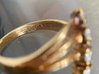 Split Shank Diamond Ring | Minimal Gold Statement Ring | Briza Jewel