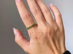 Emerald Cluster Ring - Gold | Briza Jewel