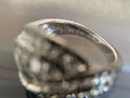 Black and White Diamond Ring - Pave | Briza Jewel