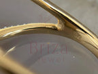 Elevated Faith Ring - Lab Grown Gold Diamond Pave | Briza Jewel