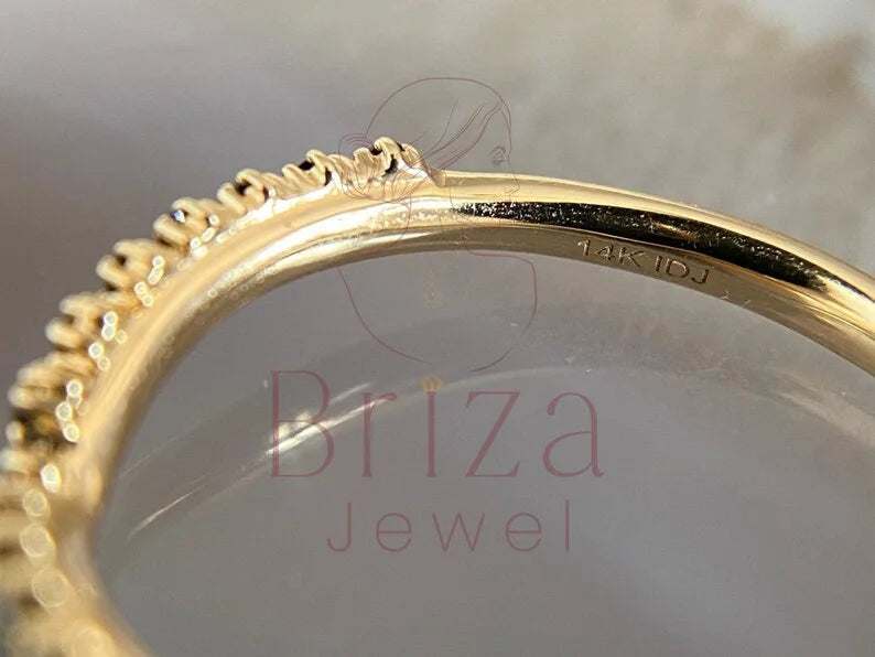 Black moissanite ring - Gold Diamond | Briza Jewel