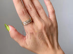 Gold Baguette Diamond Band - Lab Grown Ring | Briza Jewel