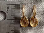 Teardrop Diamond Earrings - Gold Pave | Briza Jewel