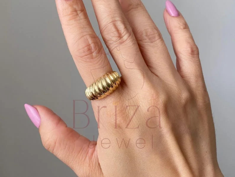 Vintage Engagement Ring - Gold | Briza Jewel