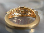 Baguette Diamond Wedding Band - Lab Grown Vintage Ring | Briza Jewel