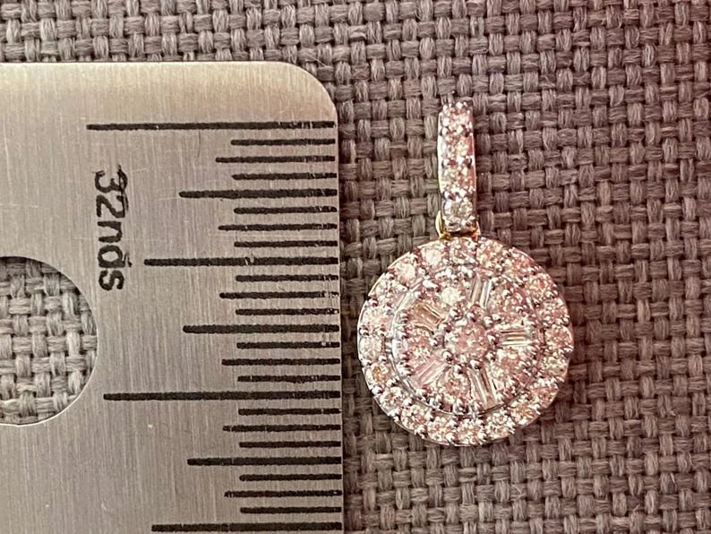 Round Diamond Pendant - Luxury Moissanite Necklace | Briza Jewel