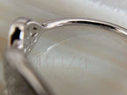 Open Diamond Band - White Gold Ring | Briza Jewel