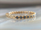 sapphire Ring with minimal design by Briza Jewel