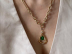Vintage necklace crafted in gold