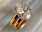 Elegant diamond ring set in gold from Briza Jewel
