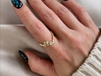 Elegant diamond ring from Briza Jewel