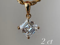 Gold diamond necklace by Briza Jewel