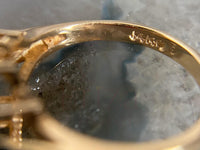 Elegant diamond ring set in gold from Briza Jewel
