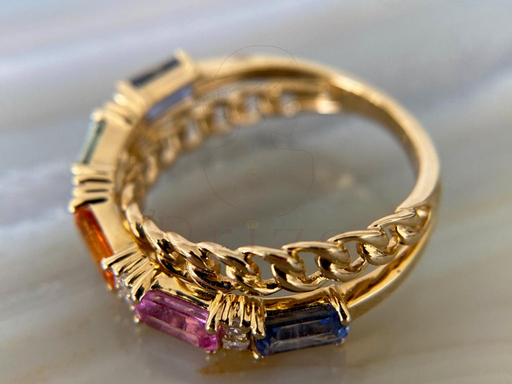 Elegant diamond ring set in gold from Briza Jewel