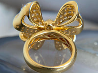 Diamond brilliance and fire showcased in this ring